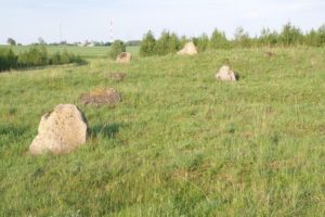 The few remaining boulder-style matzevoth remain just outside of the town of Orla.